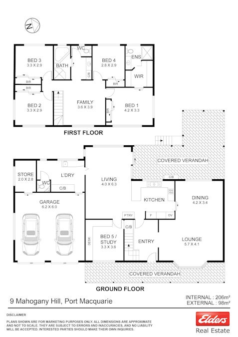 9 Mahogany Hill, Port Macquarie, NSW, 2444 - Floorplan 1