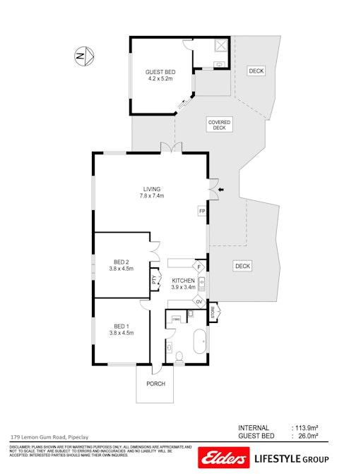 179 Lemon Gum Road, Pipeclay, NSW, 2446 - Floorplan 1