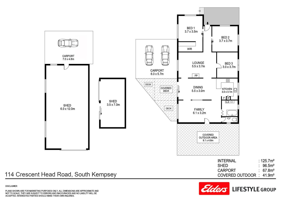 114 Crescent Head Road, South Kempsey, NSW, 2440 - Floorplan 1