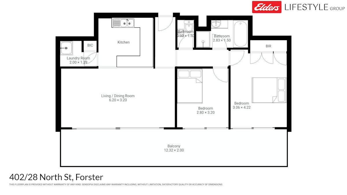 402/28 North Street, Forster, NSW, 2428 - Floorplan 1