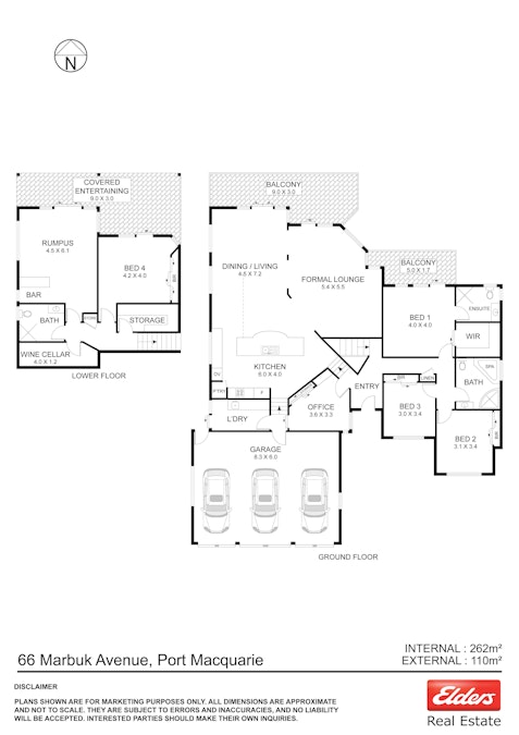 66 Marbuk Avenue, Port Macquarie, NSW, 2444 - Floorplan 1