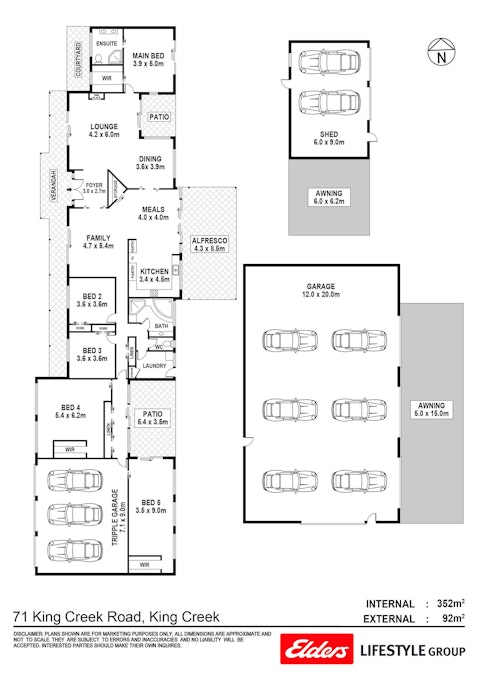 71 King Creek Road, King Creek, NSW, 2446 - Floorplan 1