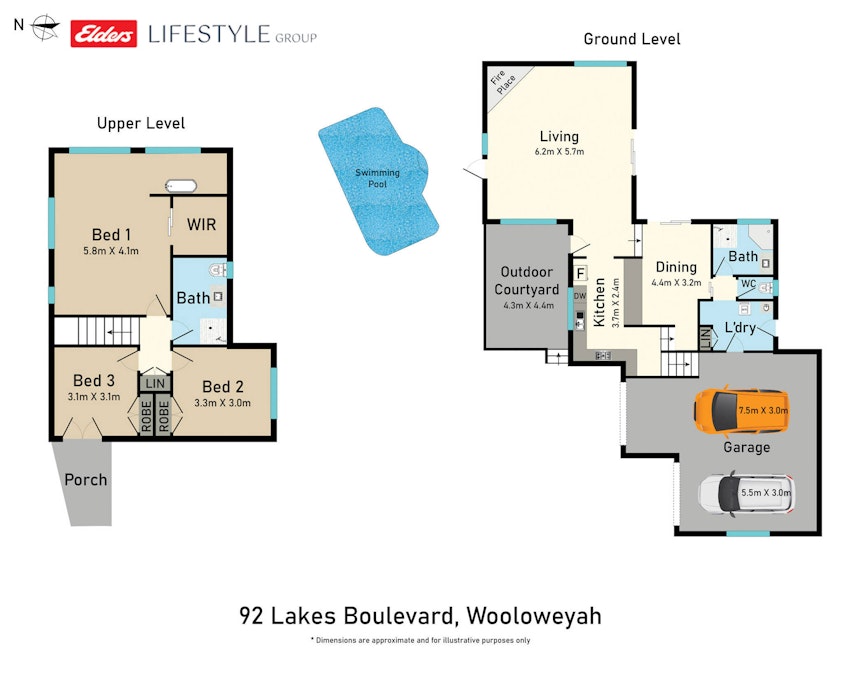 92 Lakes Boulevard, Wooloweyah, NSW, 2464 - Floorplan 1