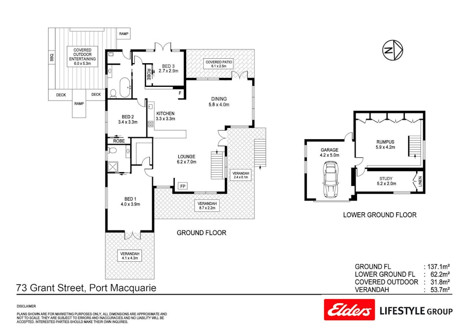 73 Grant Street, Port Macquarie, NSW, 2444 - Floorplan 1