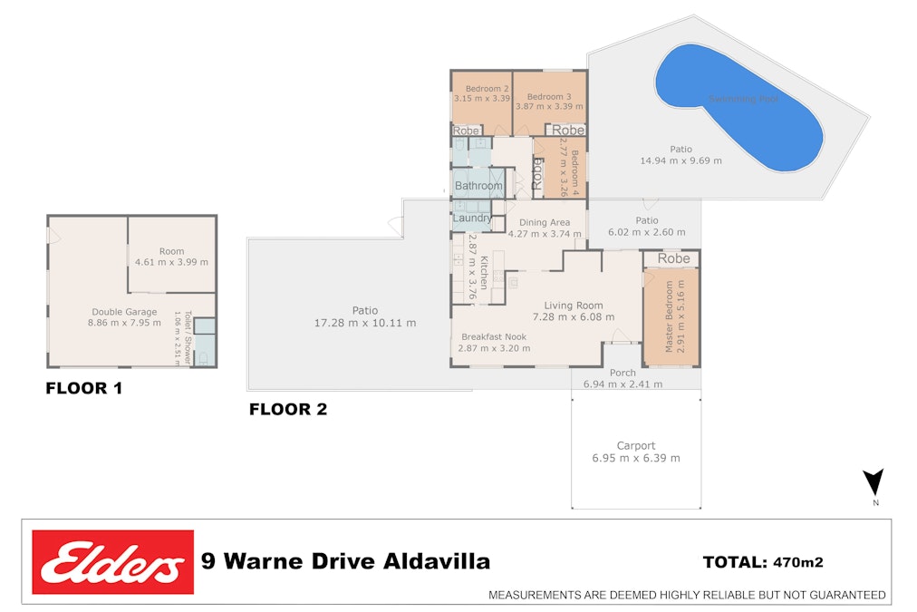 9 Warne Drive, Aldavilla, NSW, 2440 - Floorplan 1