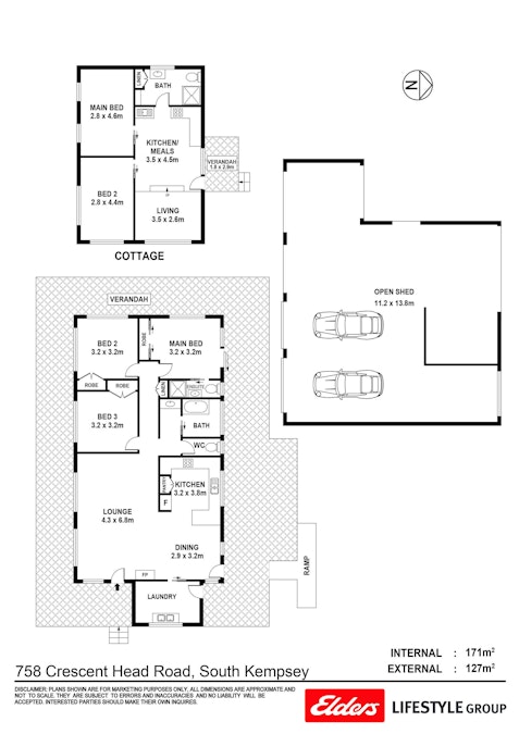 758 Crescent Head Road, South Kempsey, NSW, 2440 - Floorplan 1