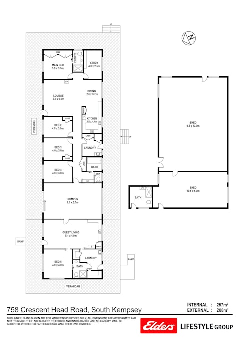 758 Crescent Head Road, South Kempsey, NSW, 2440 - Floorplan 2