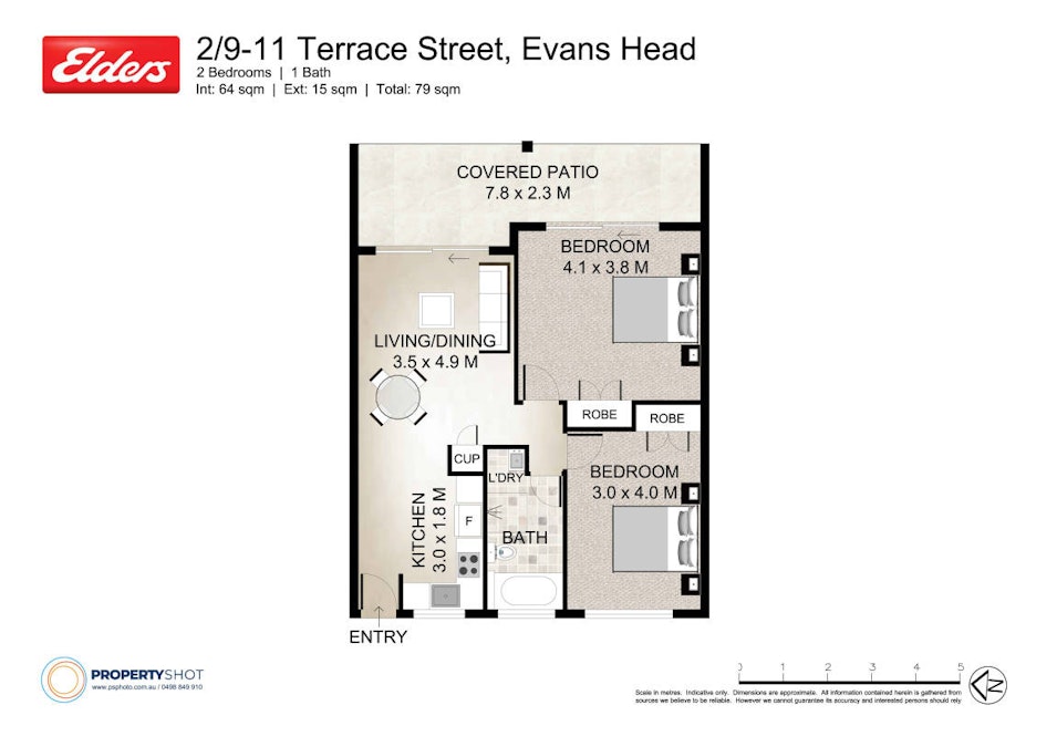 2/9-11 Terrace Street, Evans Head, NSW, 2473 - Floorplan 1