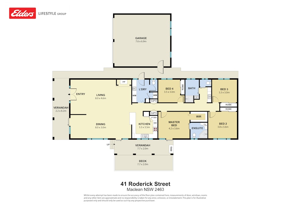 41 Roderick Street, Maclean, NSW, 2463 - Floorplan 1