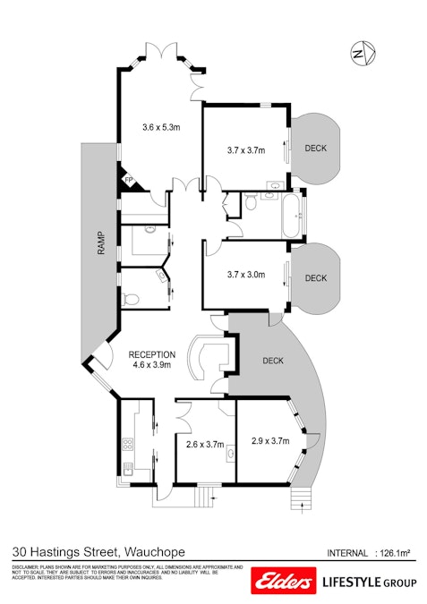 30 Hastings Street, Wauchope, NSW, 2446 - Floorplan 1