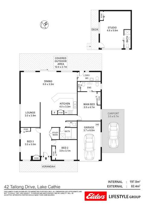 42 Tallong Drive, Lake Cathie, NSW, 2445 - Floorplan 1