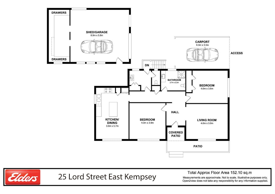 25 Lord Street, East Kempsey, NSW, 2440 - Floorplan 2