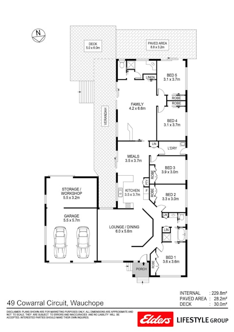 49 Cowarral Circuit, Wauchope, NSW, 2446 - Floorplan 1