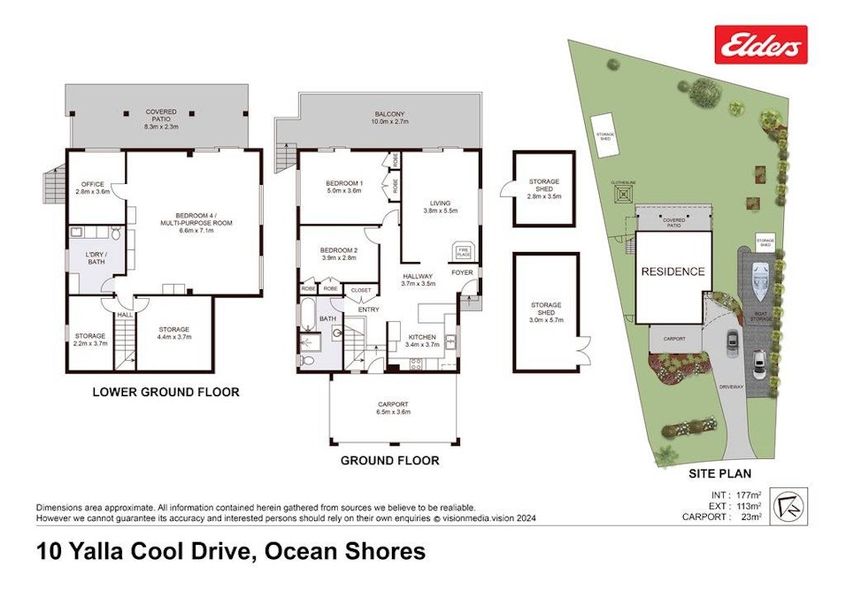 10 Yalla Kool Drive, Ocean Shores, NSW, 2483 - Floorplan 1