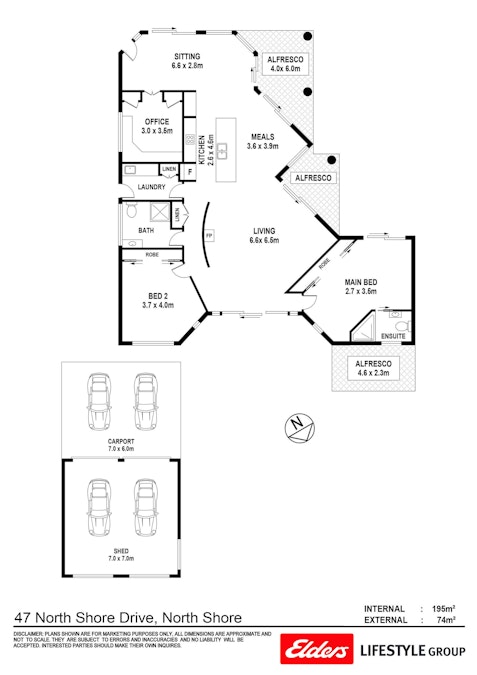 47 North Shore Drive, North Shore, NSW, 2444 - Floorplan 1