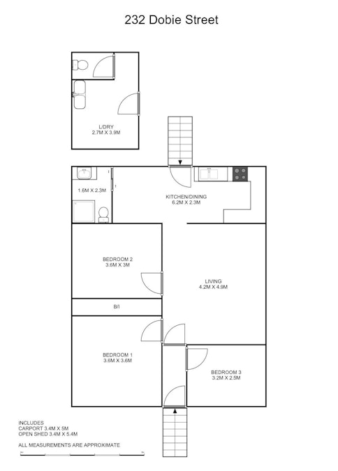 232 Dobie Street, Grafton, NSW, 2460 - Floorplan 1