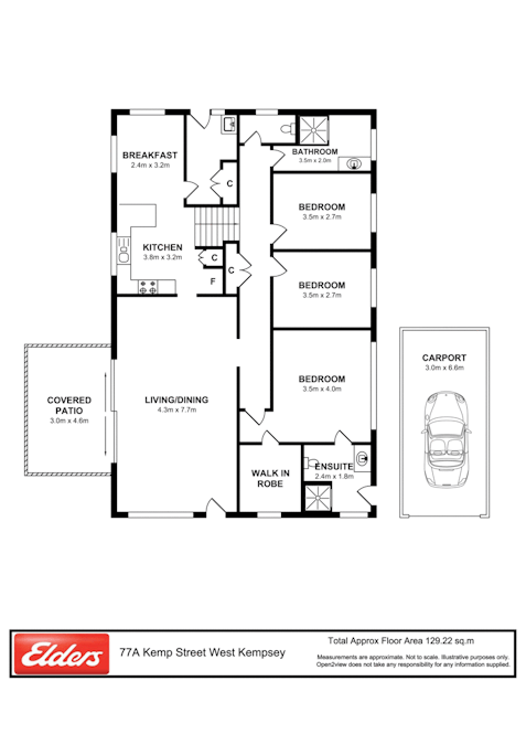 77A Kemp Street, West Kempsey, NSW, 2440 - Floorplan 1