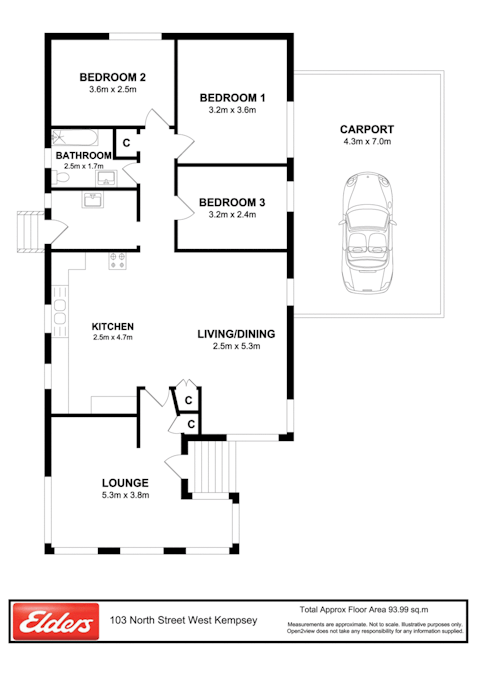 103 North Street, West Kempsey, NSW, 2440 - Floorplan 1