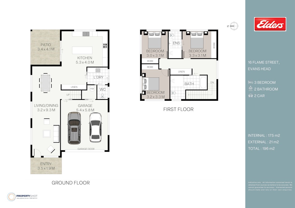 16 Flame Street, Evans Head, NSW, 2473 - Floorplan 1