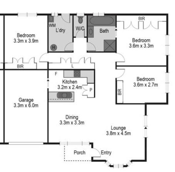 2/9 Laurel Avenue, Casino, NSW, 2470 - Floorplan 1