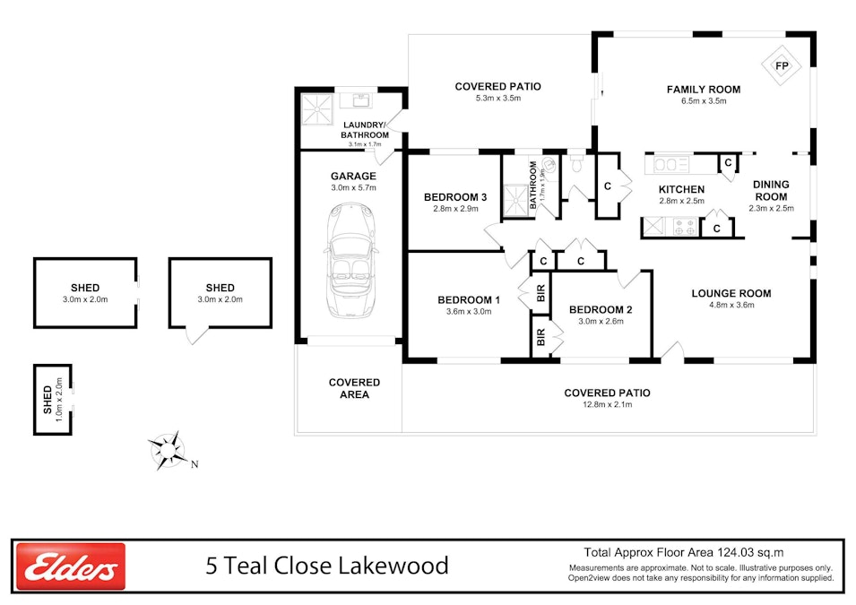 5 Teal Close, Lakewood, NSW, 2443 - Floorplan 1