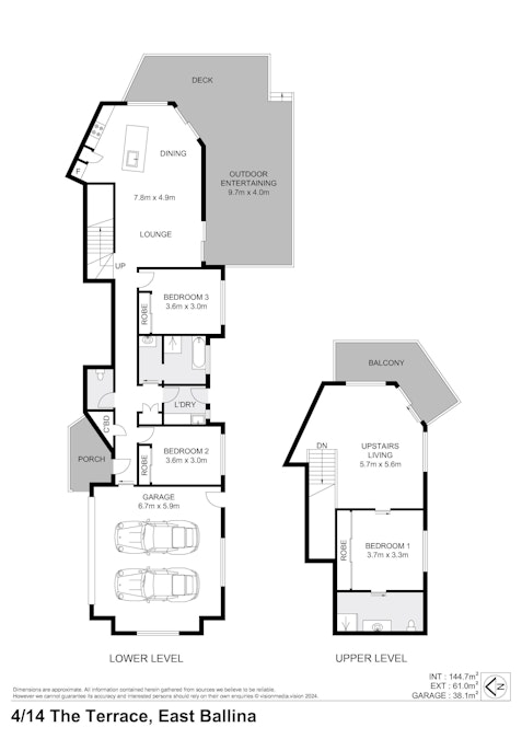 4/14 The Terrace, East Ballina, NSW, 2478 - Floorplan 1