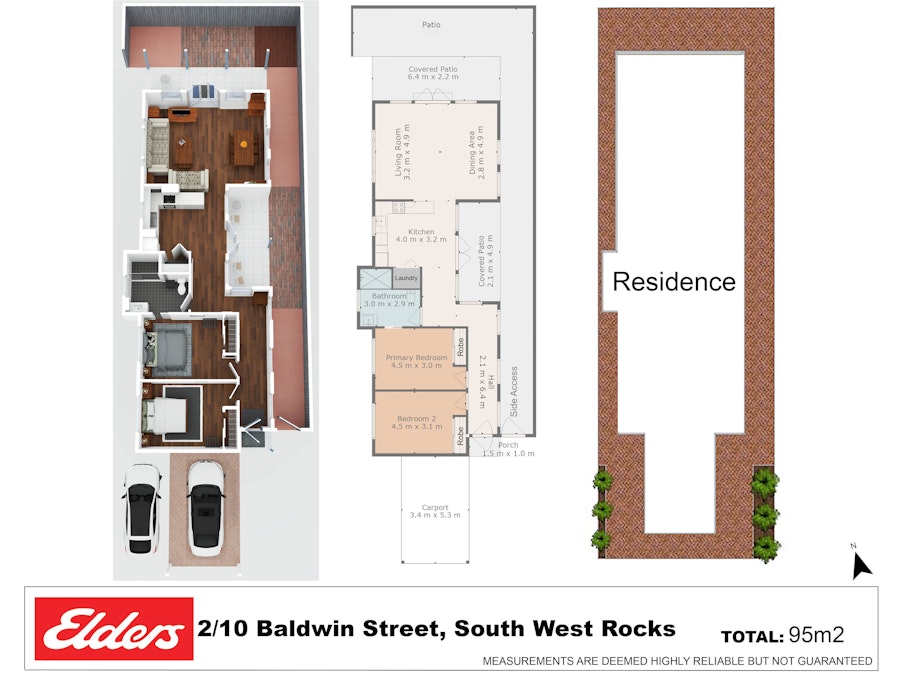 2/10 Baldwin Street, South West Rocks, NSW, 2431 - Floorplan 1