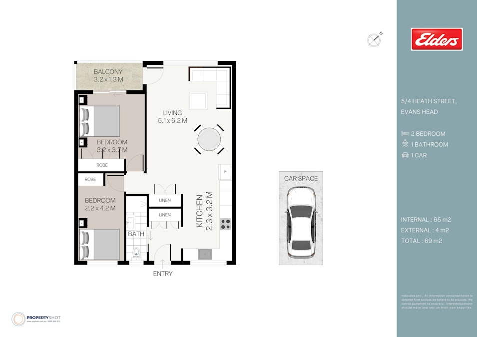 5/4 Heath Street, Evans Head, NSW, 2473 - Floorplan 1