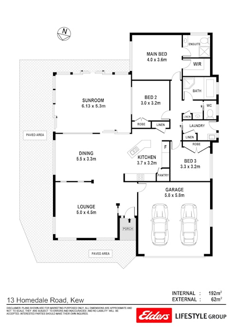 13 Homedale Road, Kew, NSW, 2439 - Floorplan 1