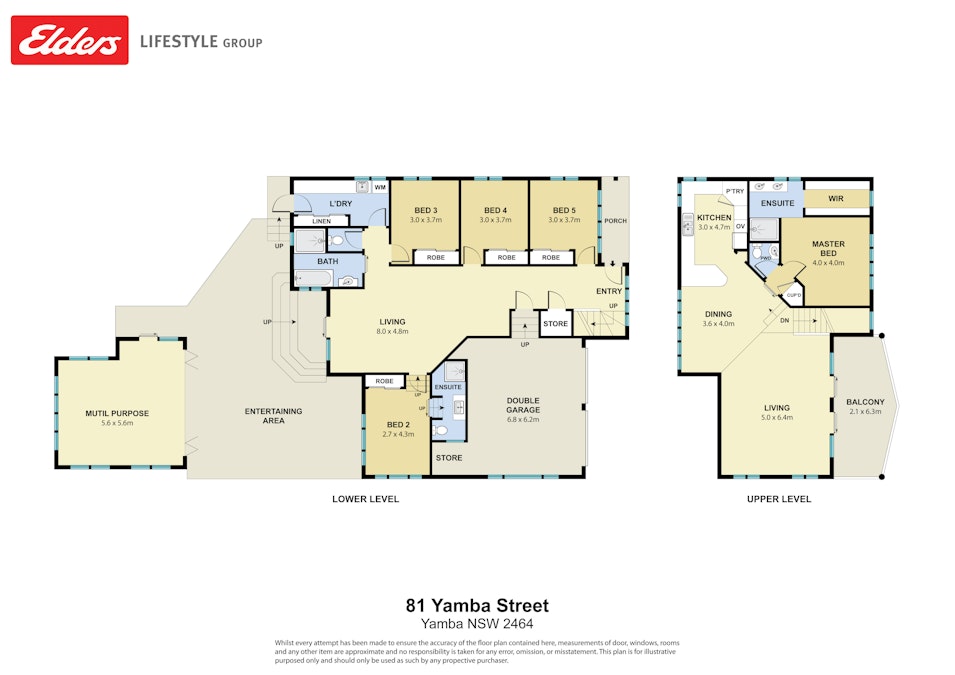 81 Yamba Street, Yamba, NSW, 2464 - Floorplan 1