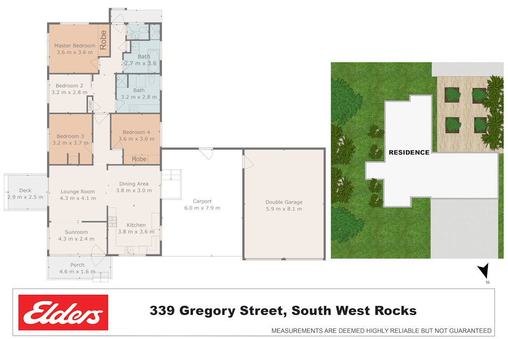 339 Gregory Street, South West Rocks, NSW, 2431 - Floorplan 1