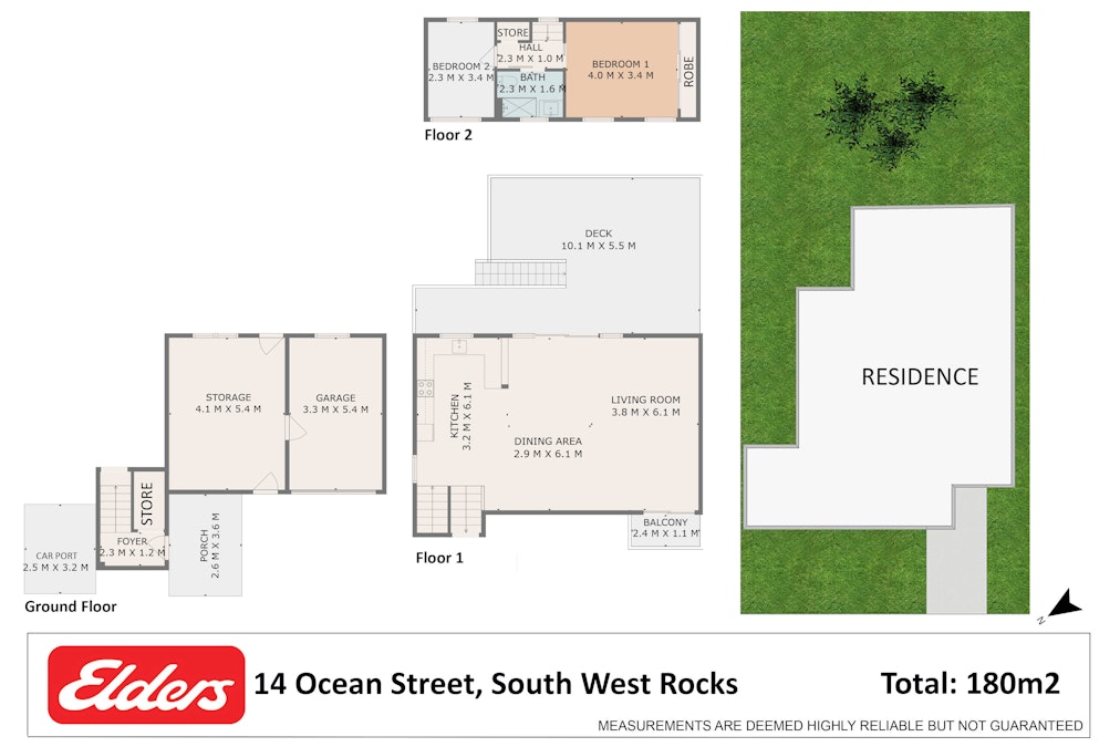 14 Ocean Street, South West Rocks, NSW, 2431 - Floorplan 1