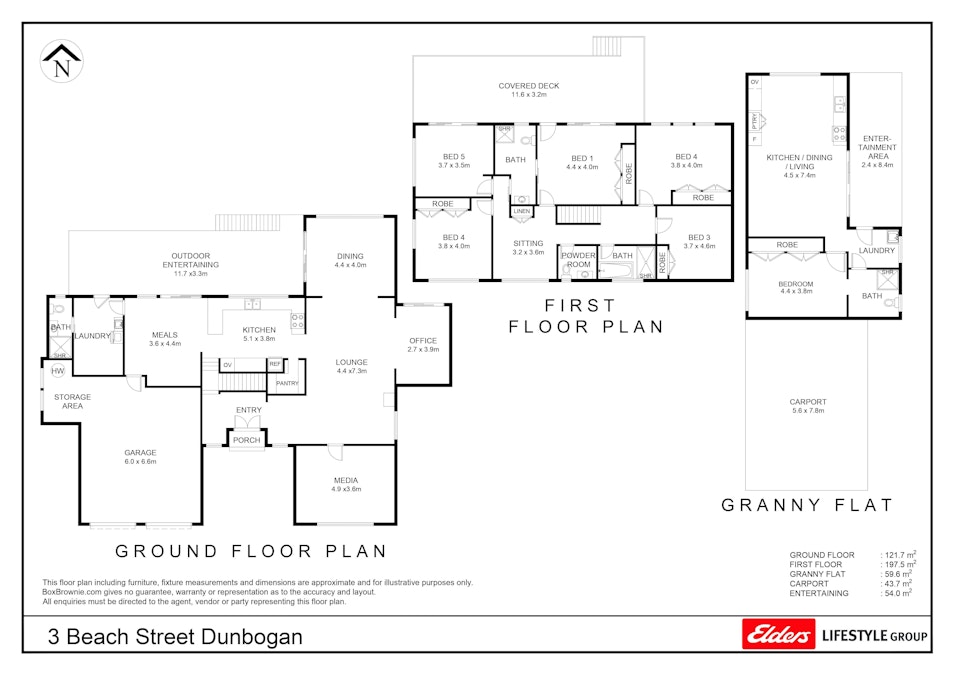 3 Beach Street, Dunbogan, NSW, 2443 - Floorplan 1