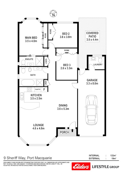 9 Sheriff Way, Port Macquarie, NSW, 2444 - Floorplan 1