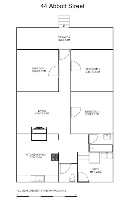 44 Abbott Street, South Grafton, NSW, 2460 - Floorplan 1