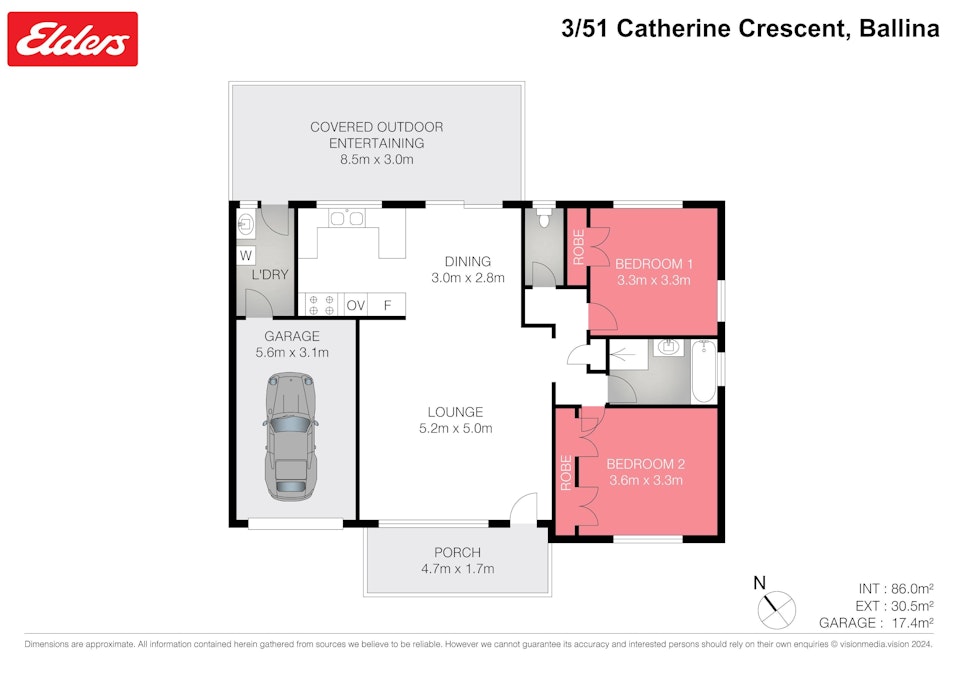 3/51-53 Catherine Crescent, Ballina, NSW, 2478 - Floorplan 1