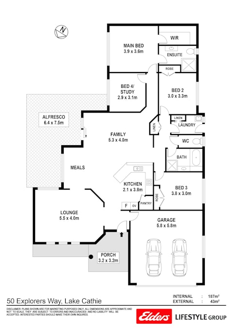 50 Explorers Way, Lake Cathie, NSW, 2445 - Floorplan 1