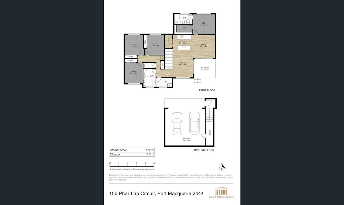 15B Phar Lap Circuit, Port Macquarie, NSW, 2444 - Floorplan 1