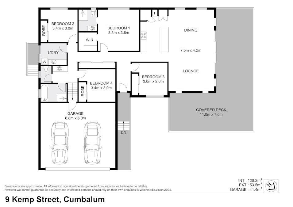 9 Kemp Street, Cumbalum, NSW, 2478 - Floorplan 1