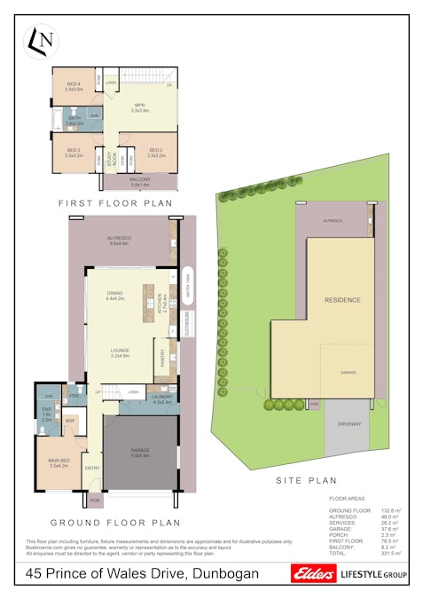 45 Prince Of Wales Drive, Dunbogan, NSW, 2443 - Floorplan 1