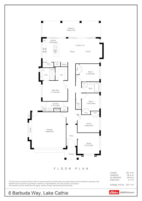 6 Barbuda Way, Lake Cathie, NSW, 2445 - Floorplan 1