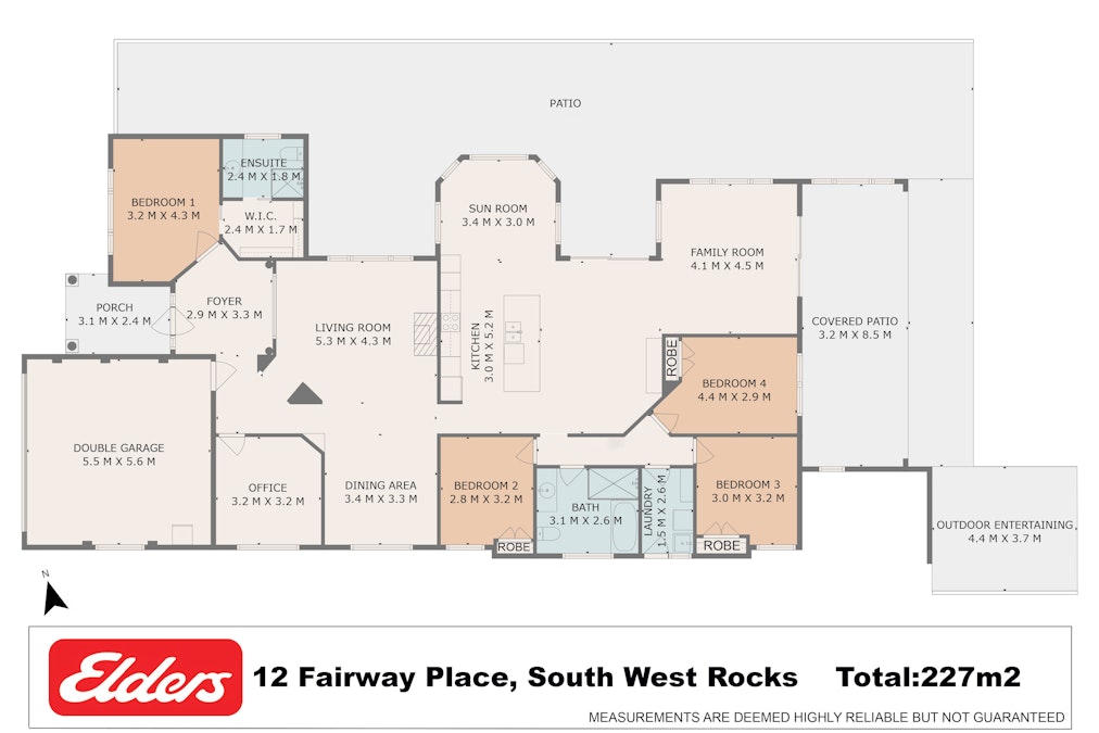 12 Fairway Place, South West Rocks, NSW, 2431 - Floorplan 1