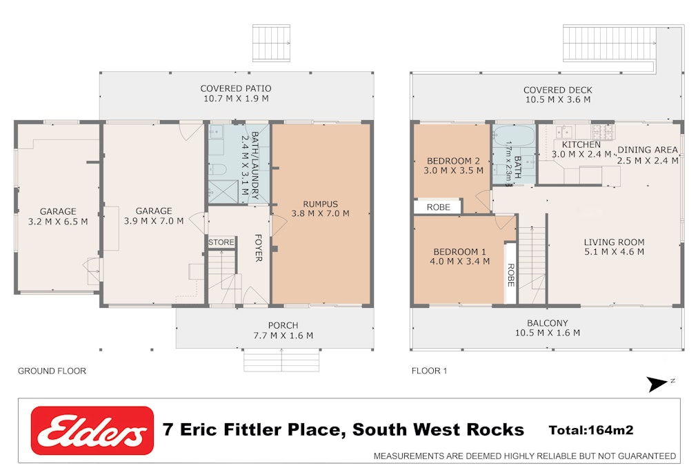 7 Eric Fittler Place, South West Rocks, NSW, 2431 - Floorplan 1