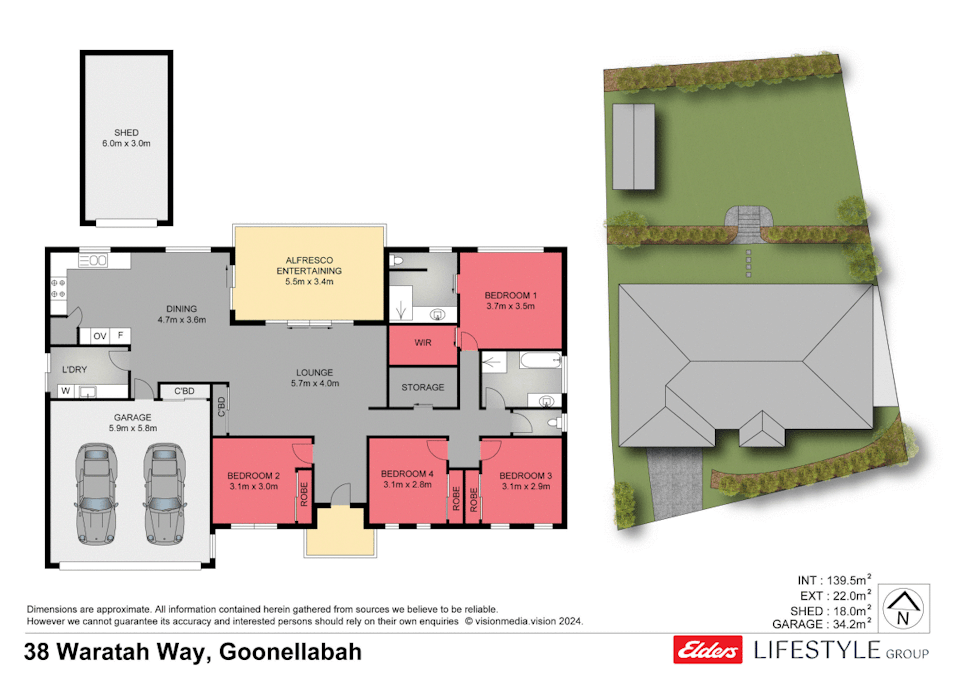 38 Waratah Way, Goonellabah, NSW, 2480 - Floorplan 1