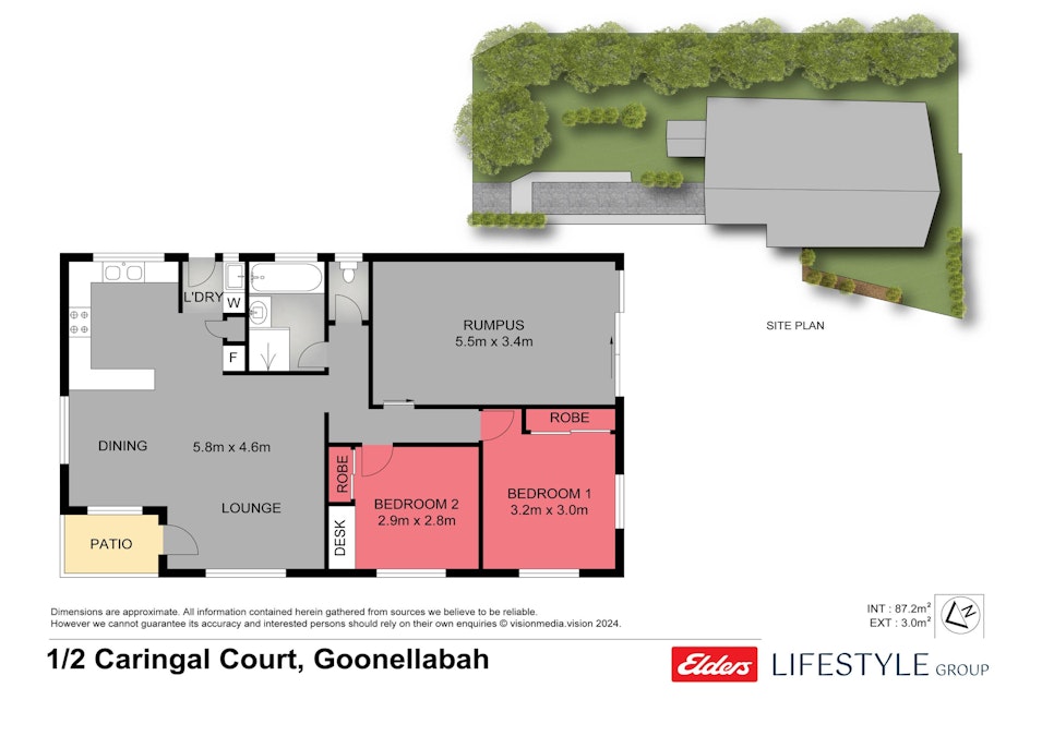 1/2 Caringal Court, Goonellabah, NSW, 2480 - Floorplan 1