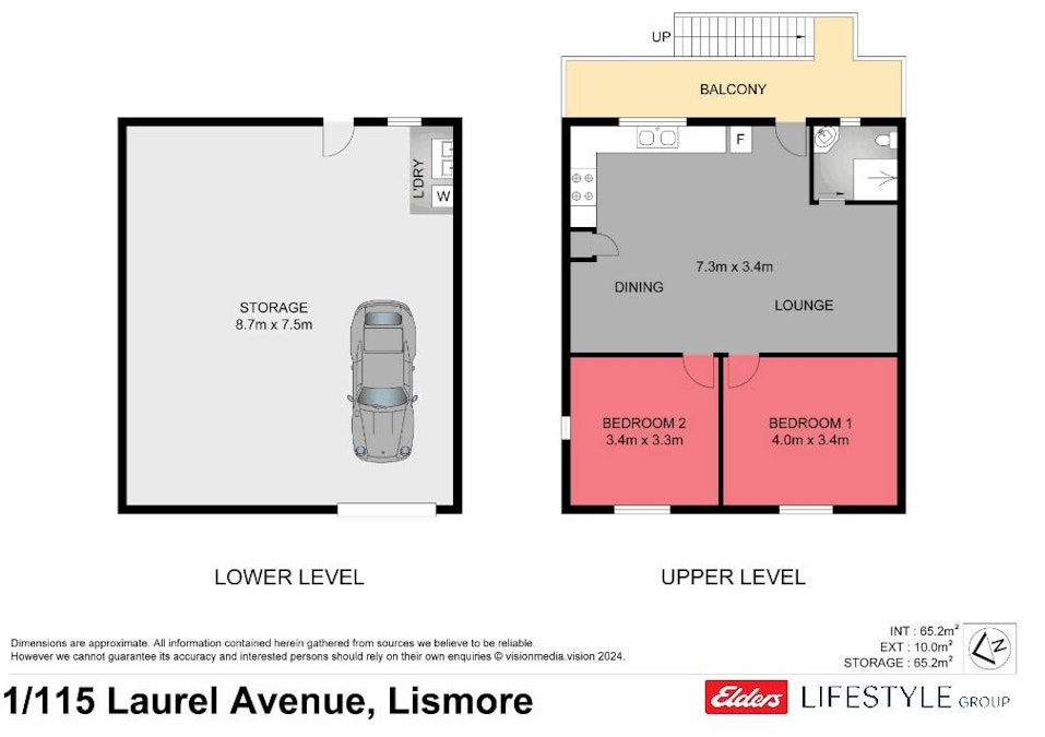 Unit 1/115 Laurel Avenue, Lismore, NSW, 2480 - Floorplan 1