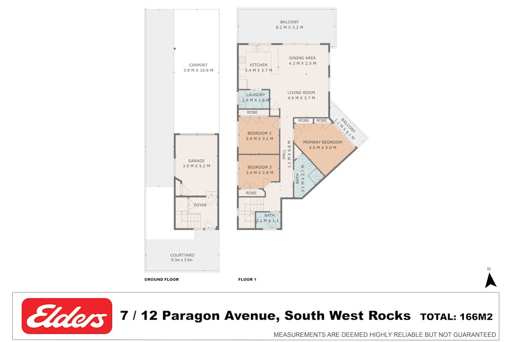 7/12 Paragon Avenue, South West Rocks, NSW, 2431 - Floorplan 1