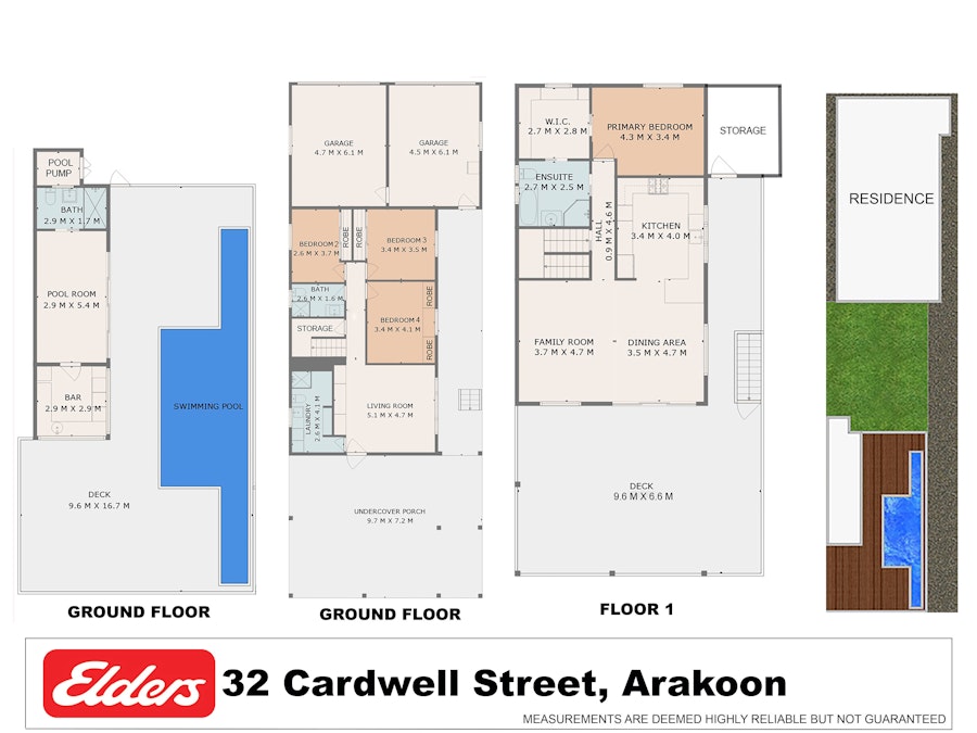 32 Cardwell Street, Arakoon, NSW, 2431 - Floorplan 1