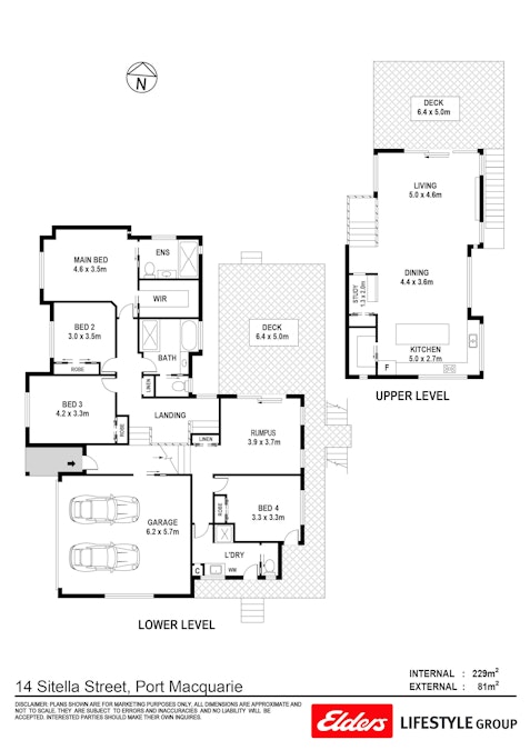 14 Sitella Street, Port Macquarie, NSW, 2444 - Floorplan 1