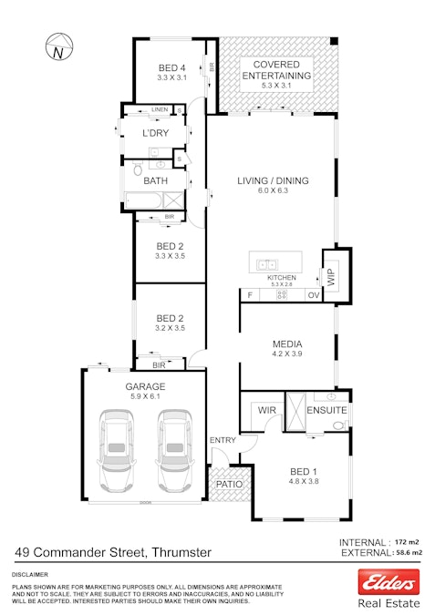 49 Commander Street, Thrumster, NSW, 2444 - Floorplan 1